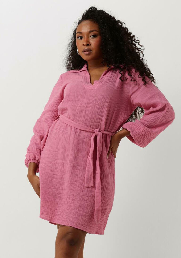 FREEBIRD roze freebird mini jurk dash