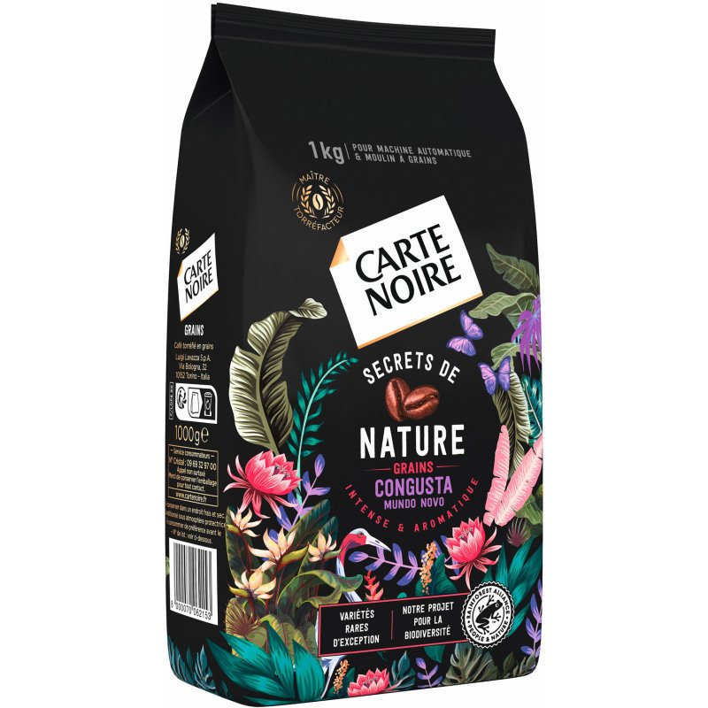 Café en grains Carte Noire Secret de nature Congusta - Mundo Novo - paquet de 1 kg