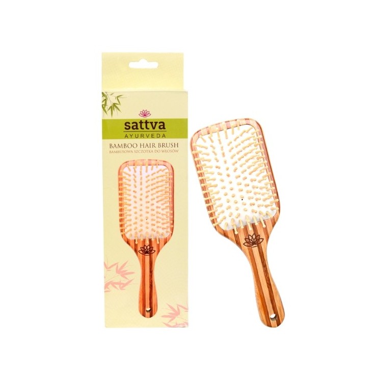 Sattva Ayurveda Bambus-Haarbürste 1 Stück