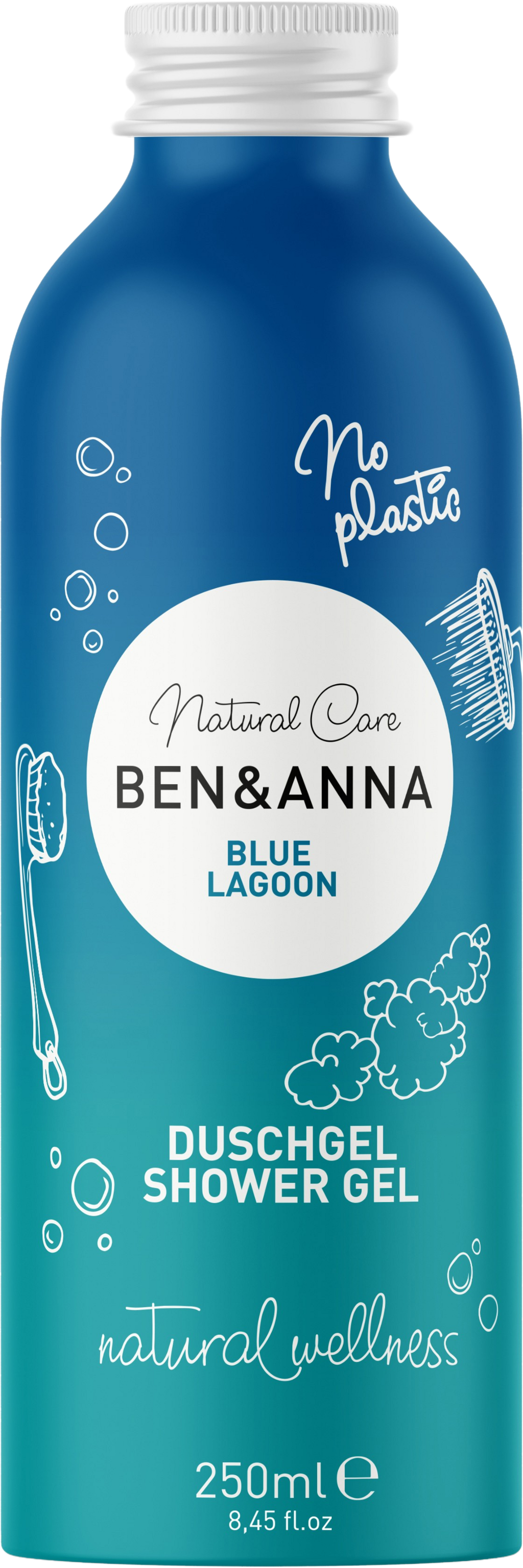 BEN & ANNA  Duschgel Blue Lagoon, 250 ml