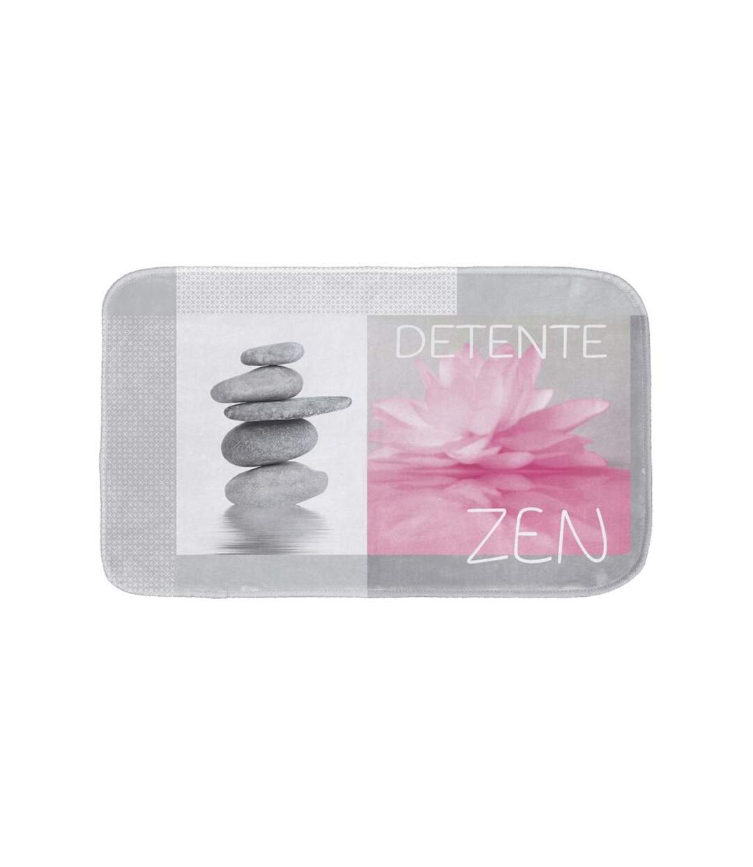 Tapis de Bain Microfibre Zénitude 45x75cm Gris