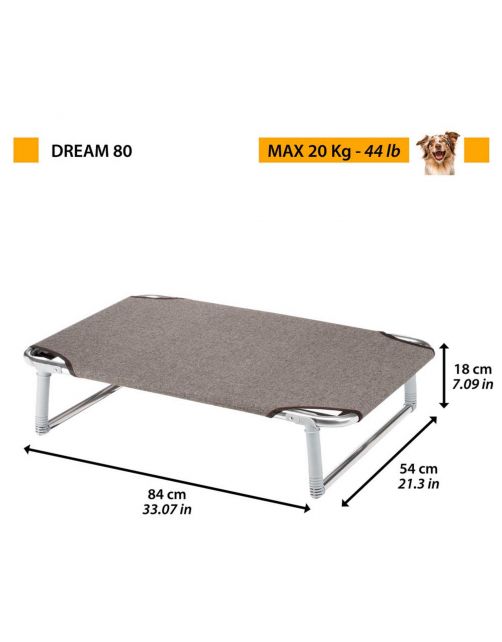 Ferplast Dog Bed Dream Stretcher Bruin - Hondenmand