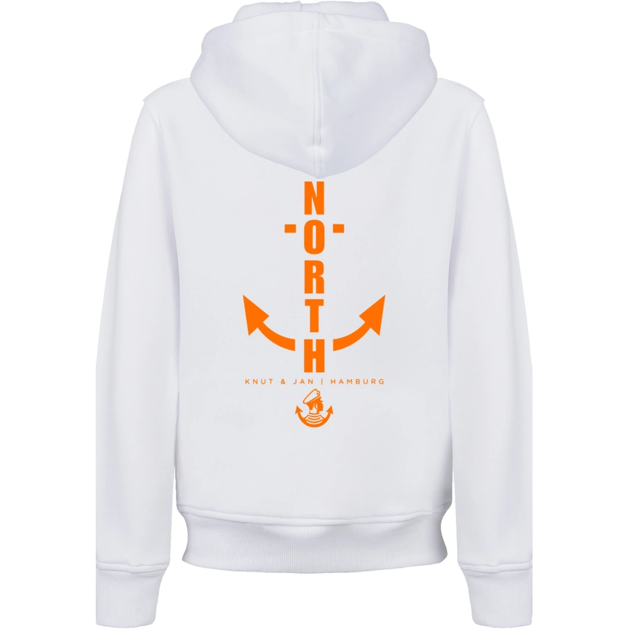 F4NT4STIC Hoodie North Anker Knut & Jan Hamburg weiß