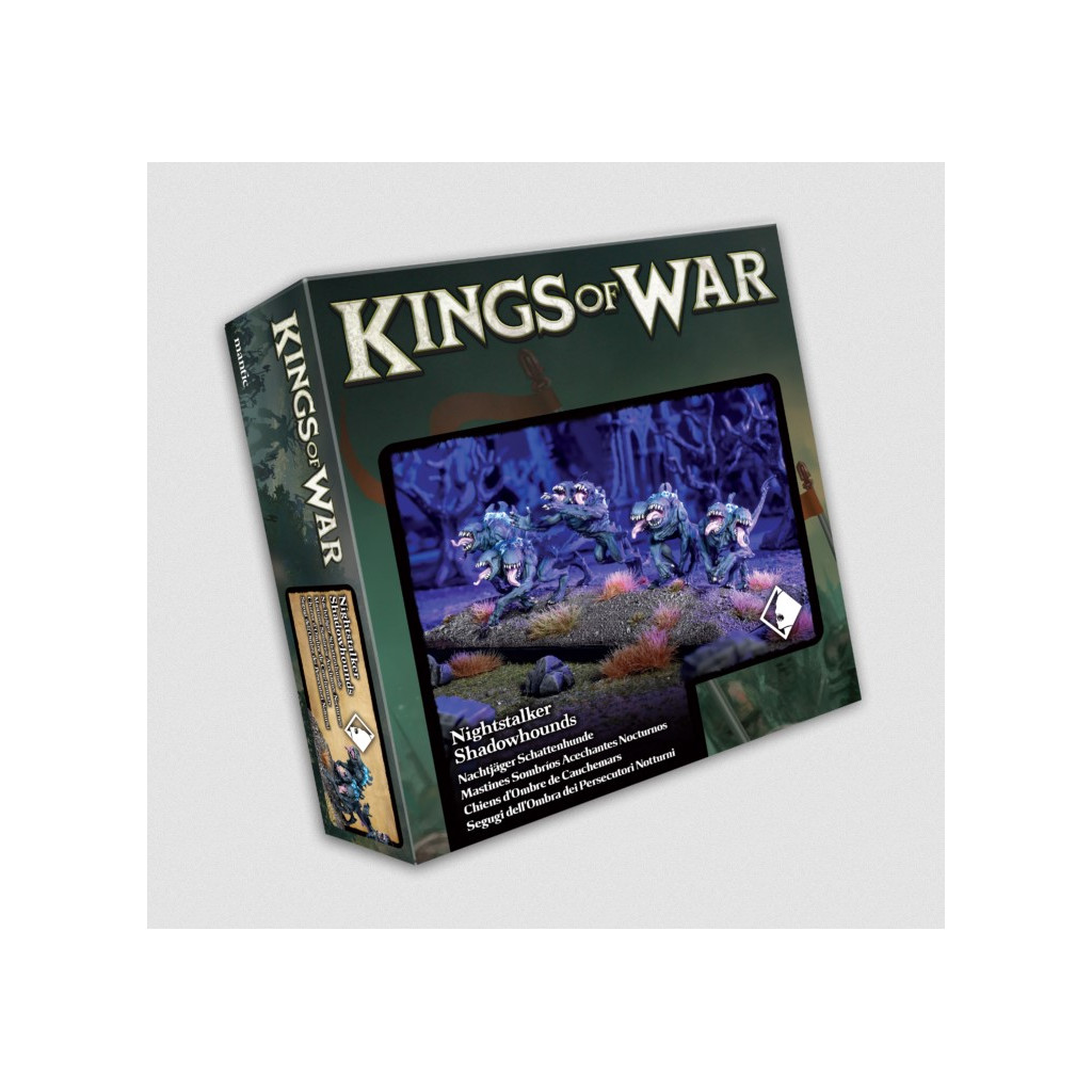 Kings of War - Cauchemars - Régiment de Cerbères des Ombres