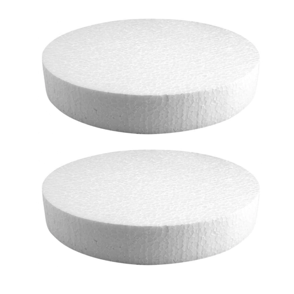 2 disques polystyrène Ø 25 cm x 4 cm Rayher
