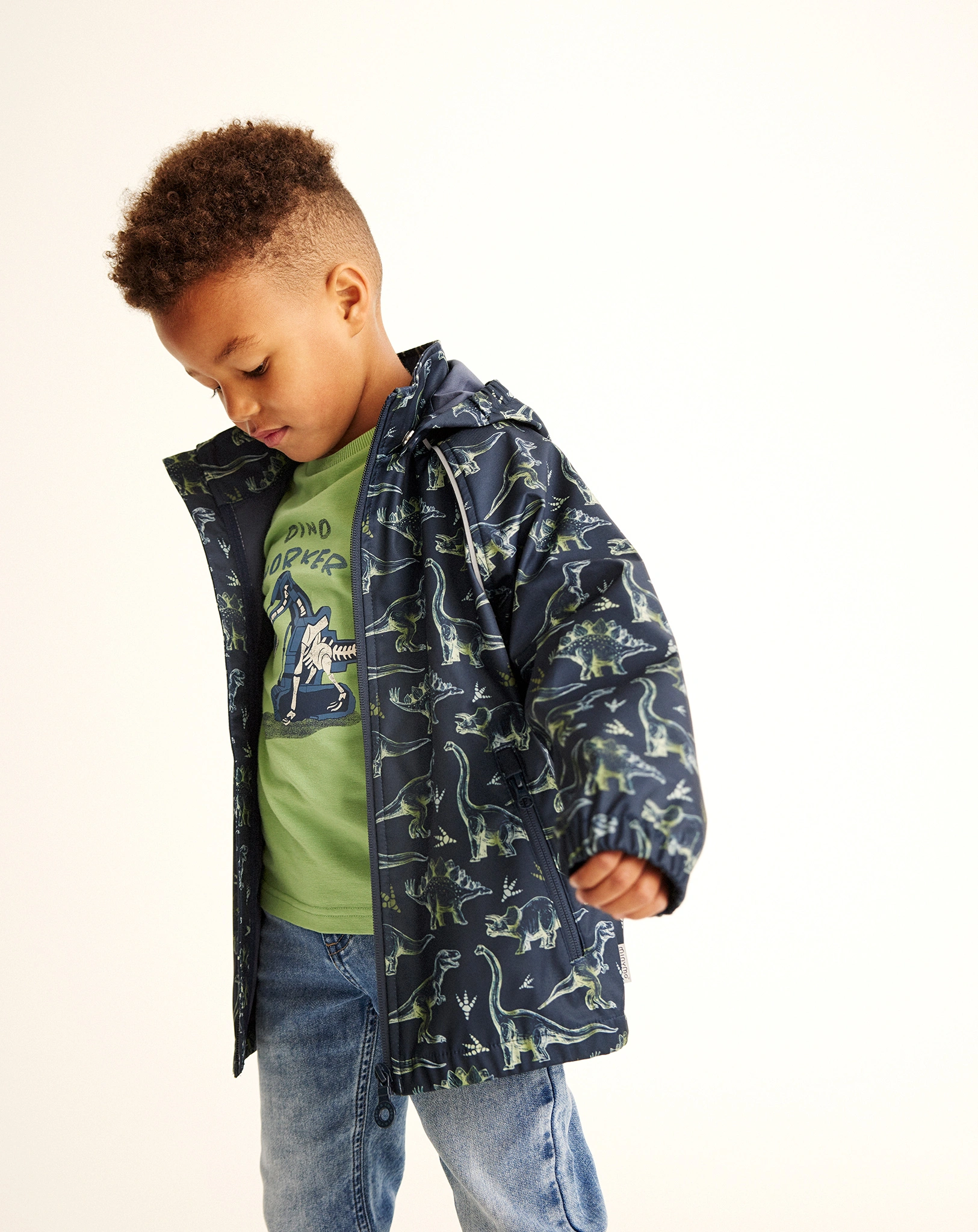 Softshelljacke DINO AOP in blue nights