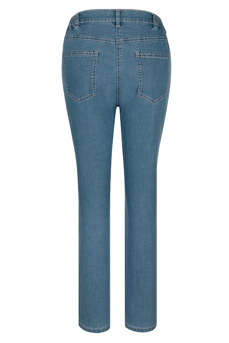 Jeans, Slim Fit, 5-Pocket, Ziernähte
