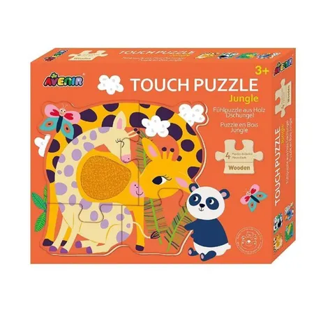 Avenir Fühlpuzzle Dschungel 4x4 Teile