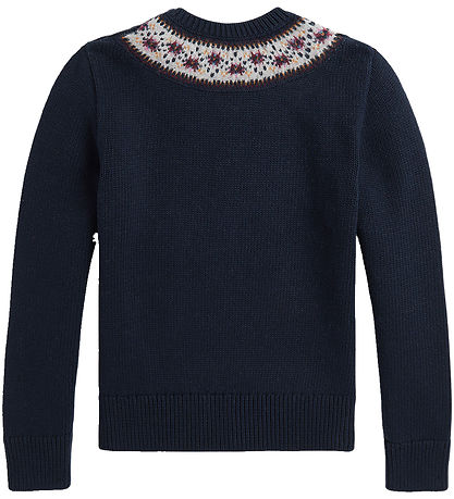 Polo Ralph Lauren Bluse - Strick - Navy m. Hunde