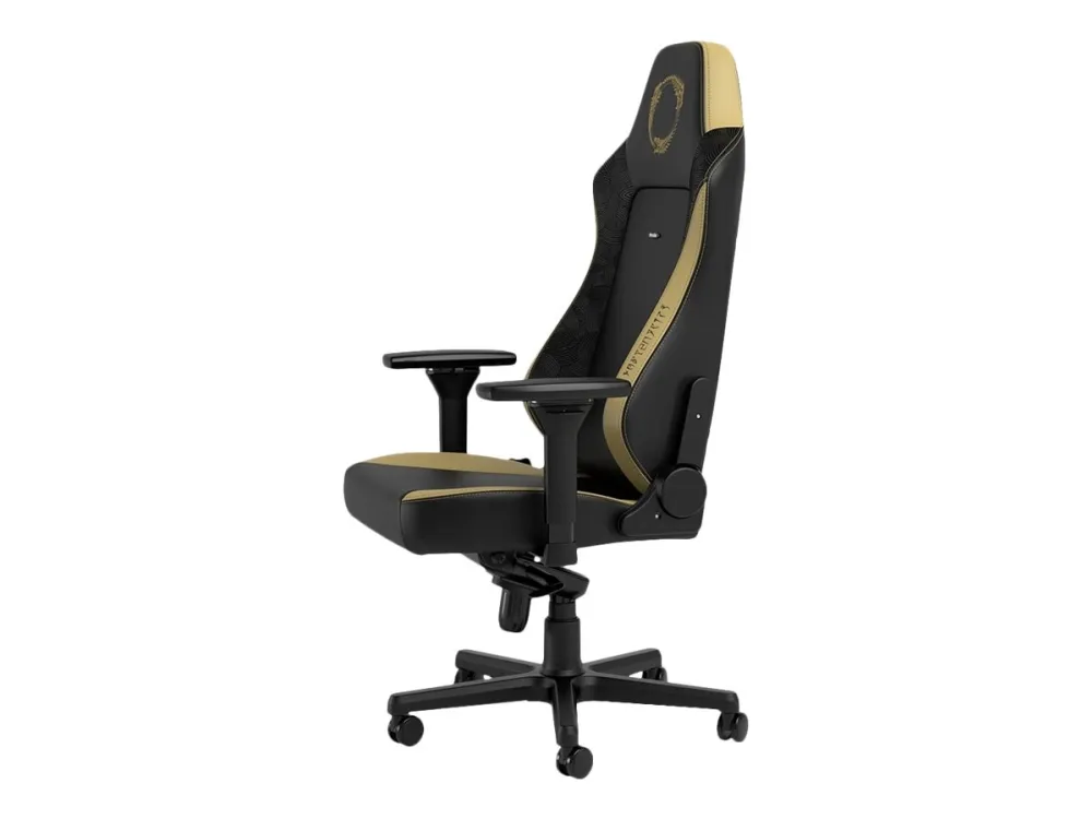 Noblechairs Hero - Stol - ergonomisk - armstøtter - vippe - drejeled - aluminium, polyurethan, velour, memory foam, koldskum, stålramme, veganerlæder (PU) - The Elder Scrolls Online Edition