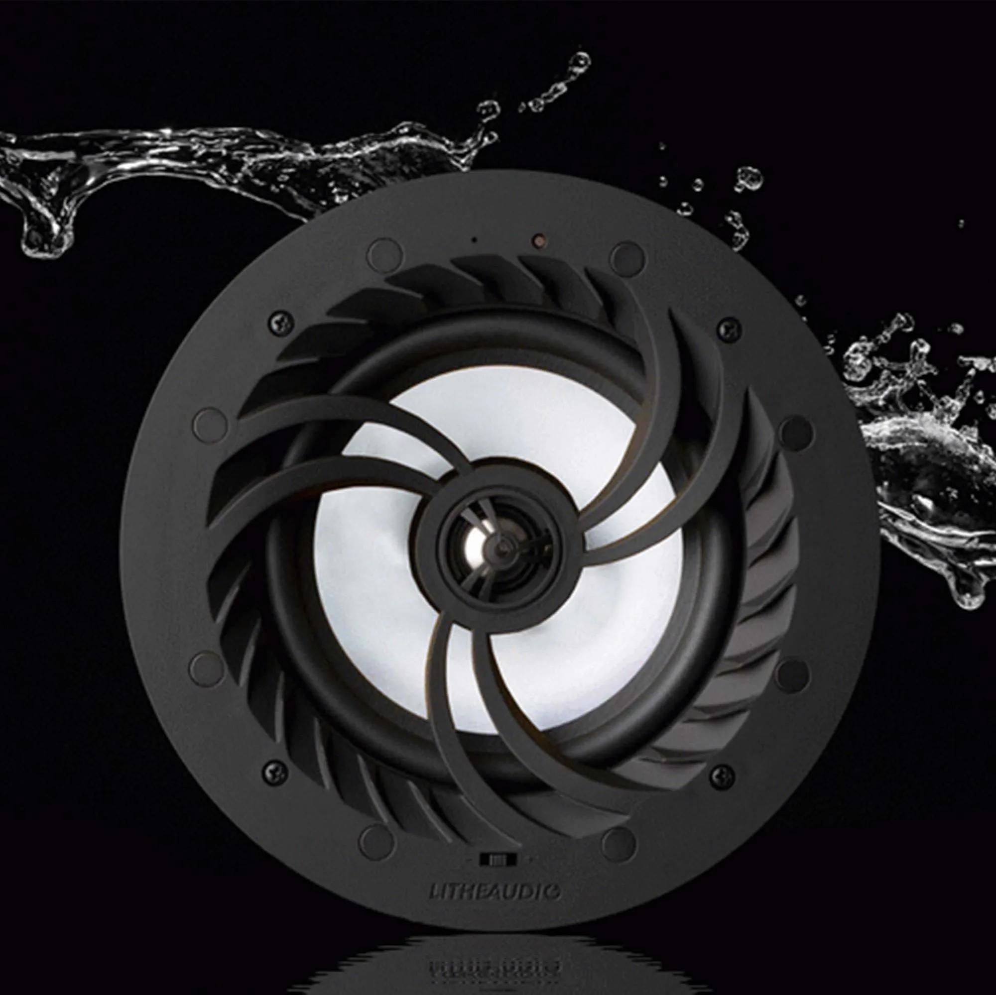 Lithe Audio WiFi IP44 Ceiling Speaker (v2)   Passive Enceintes encastrables