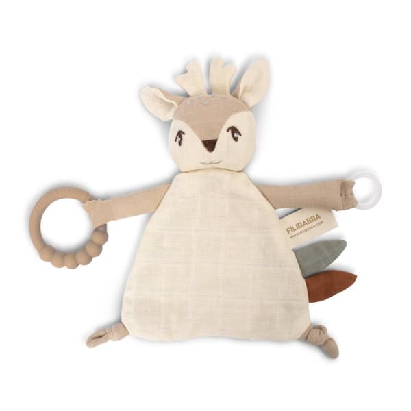 Filibabba Trøsteteppe med smokk - Fawn - (FI-03357)