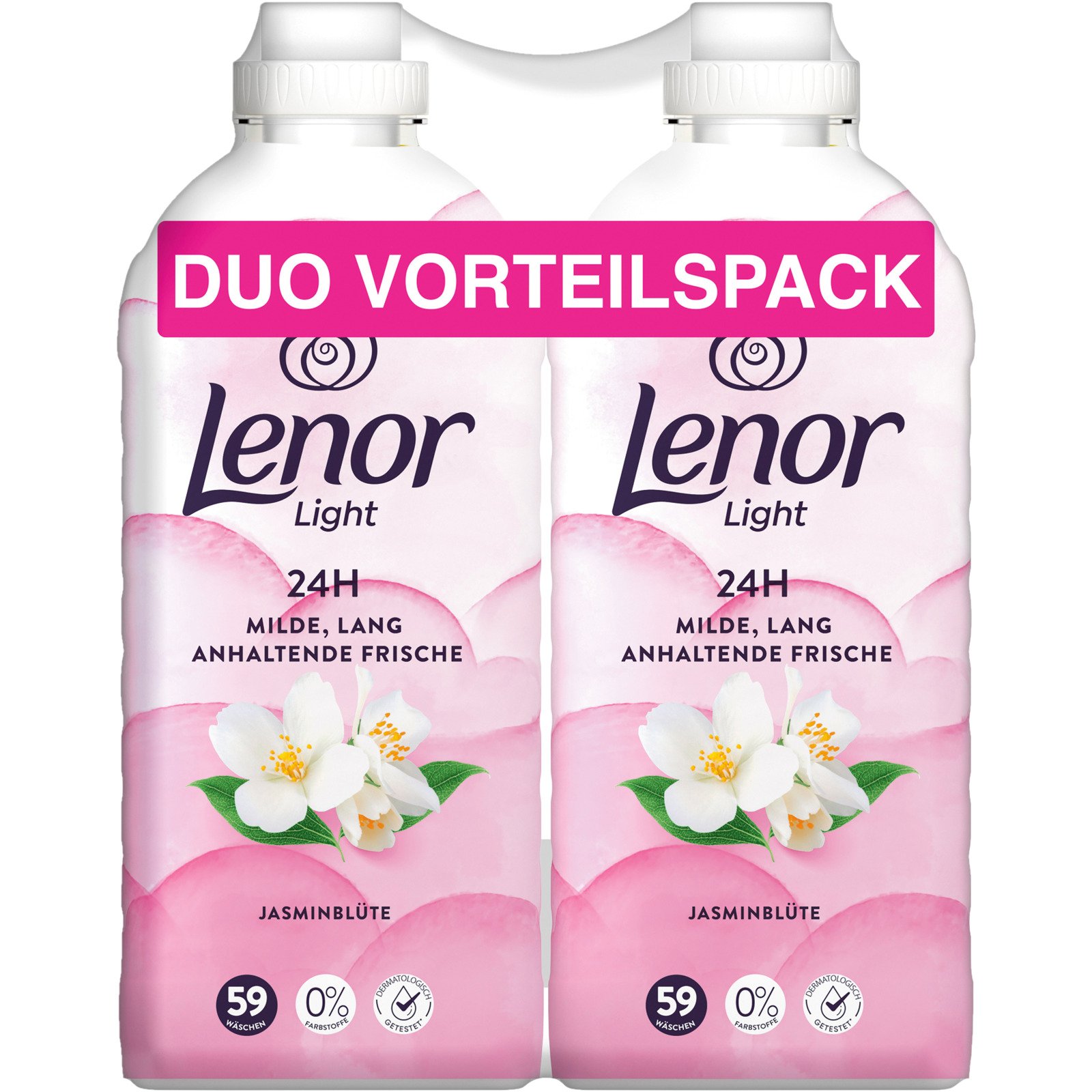 Lenor Weichspüler Jasmineblüte 2 x 59 Waschgänge