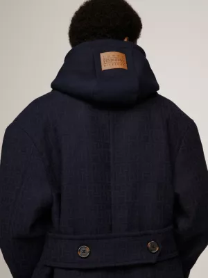 Casaco de lã listrado oversized Tommy x Pendleton New York