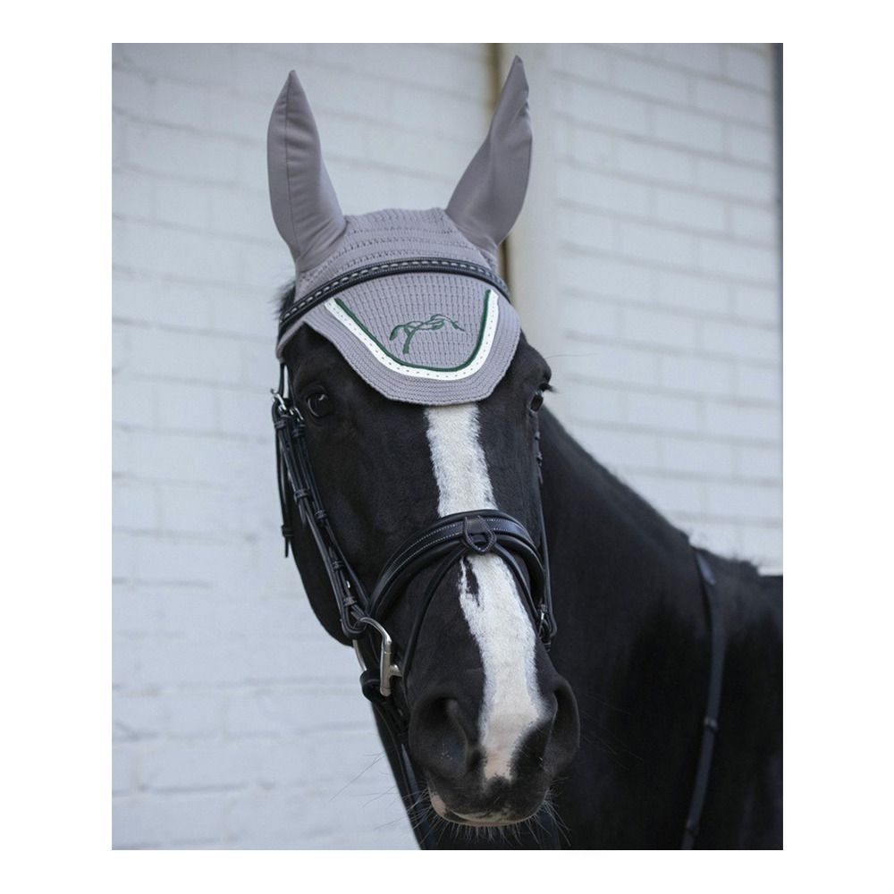 Pénélope POINT SELLIER - Bonnet anti-mouches gris clair/vert