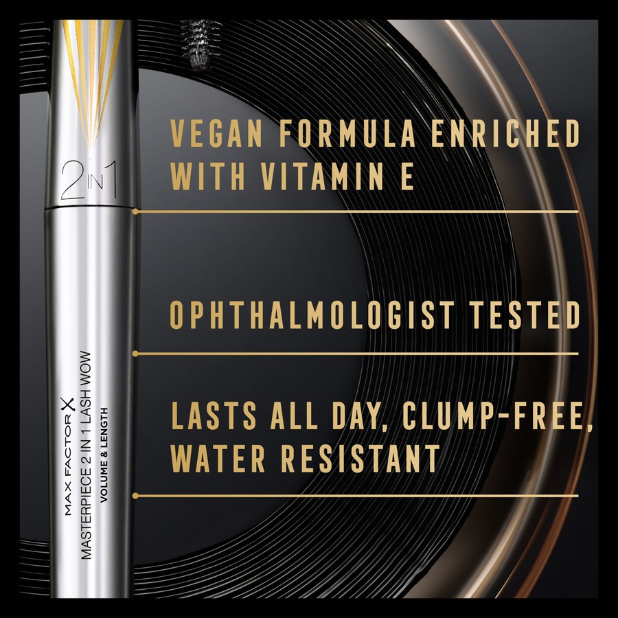 Max Factor Masterpiece 2-in-1 Lash Wow Mascara 002 Black Brown 7ml