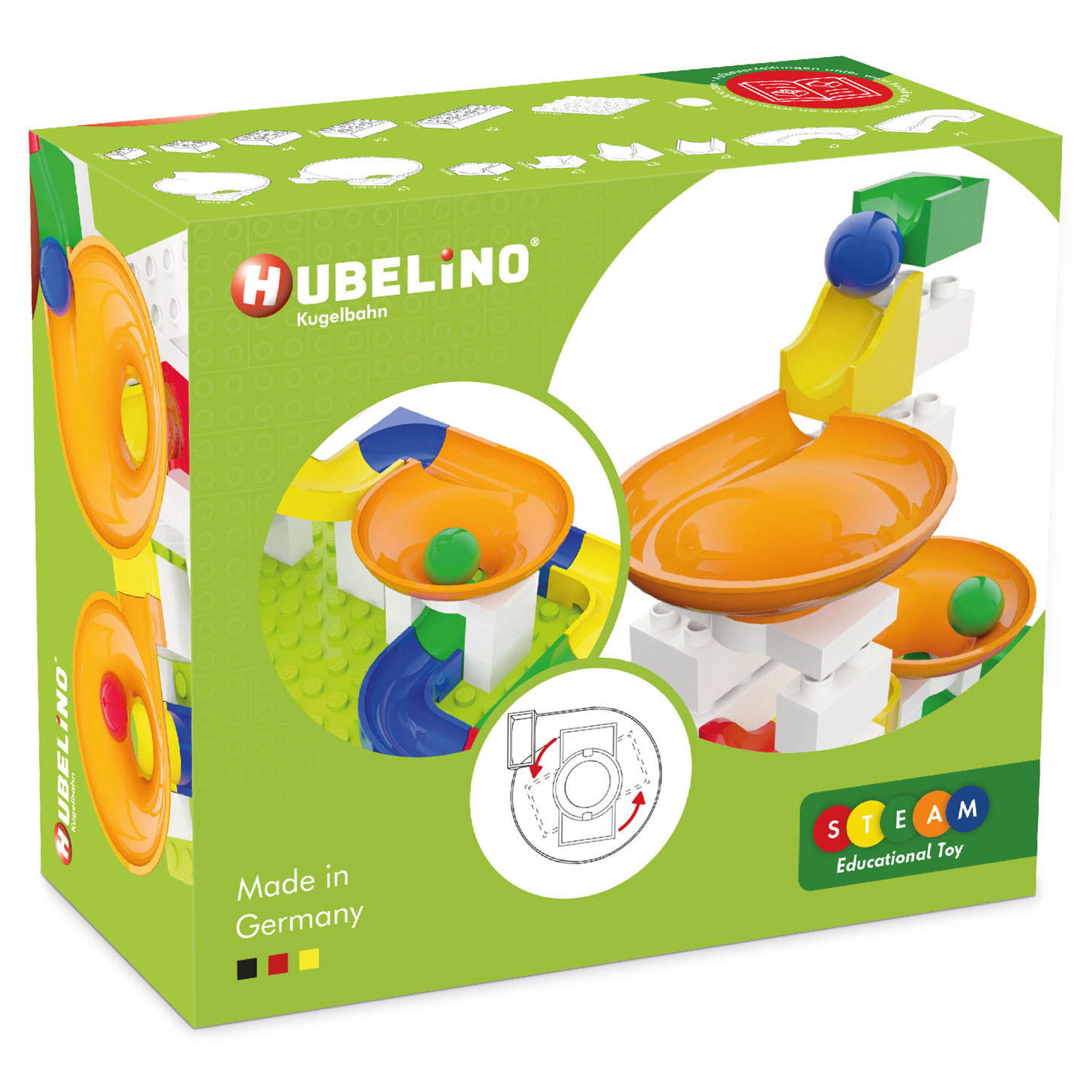 Hubelino Knikkerbaan Uitbreidingsset Trechter, 44dlg.