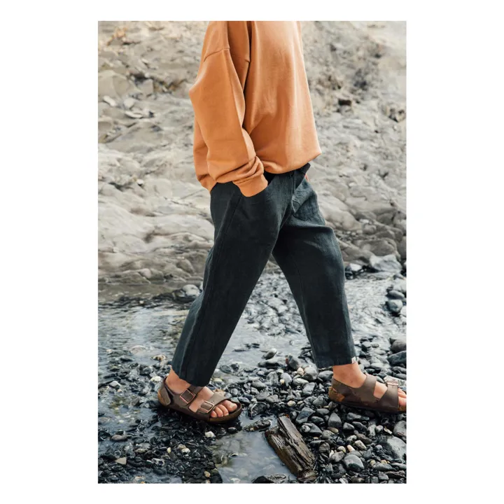Matona Pantalon Lin | Noir