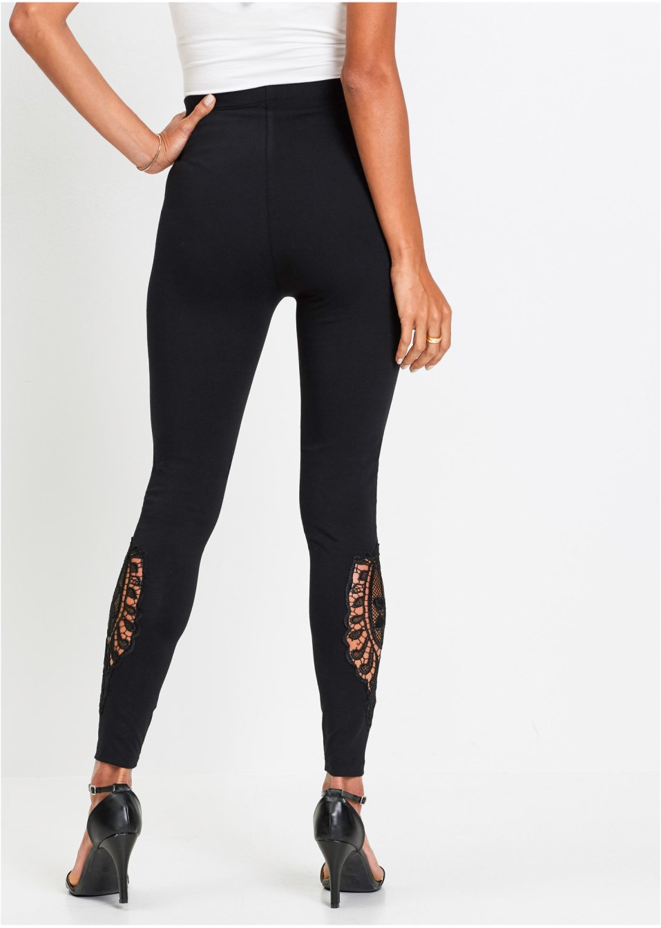 Legging avec dentelle