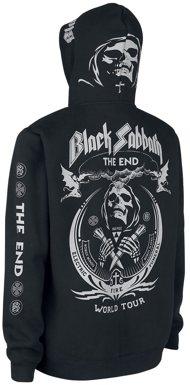 The End - Grim Reaper | Black Sabbath Sweat-shirt zippé à capuche