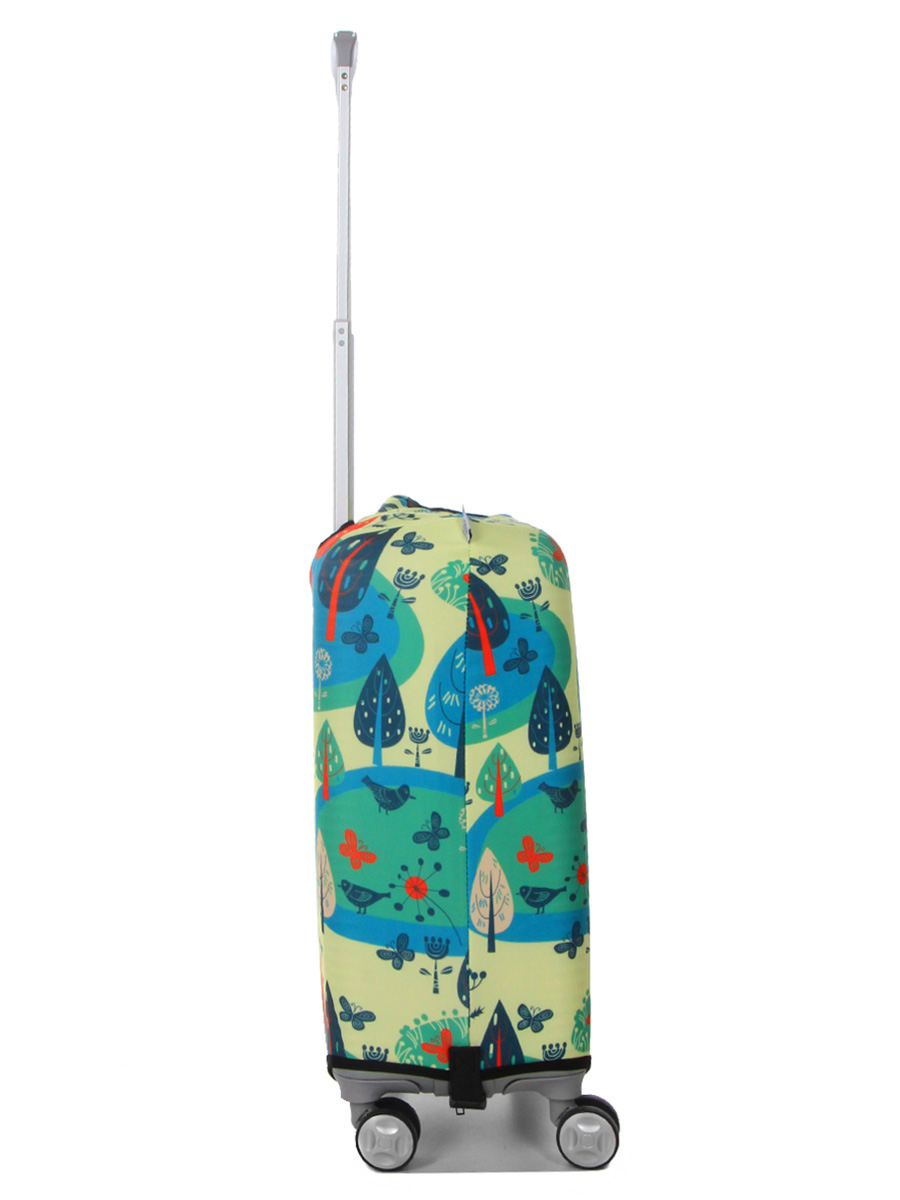 Housse de valise Periea Yellow and Blue Woodland S