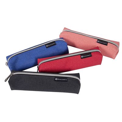 Trousse carrée Wood - 1 compartiment - disponible dans différentes couleurs - Exacompta