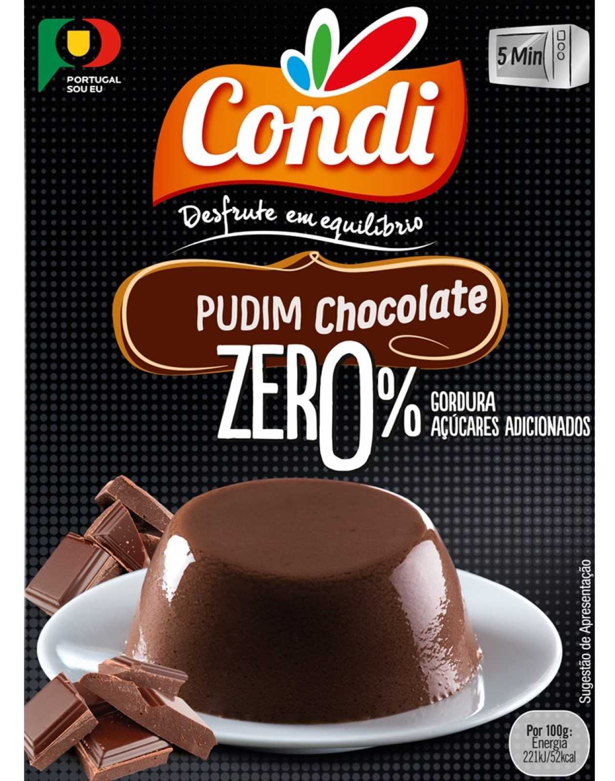 Condi Pudin Zero de chocolate 27 g