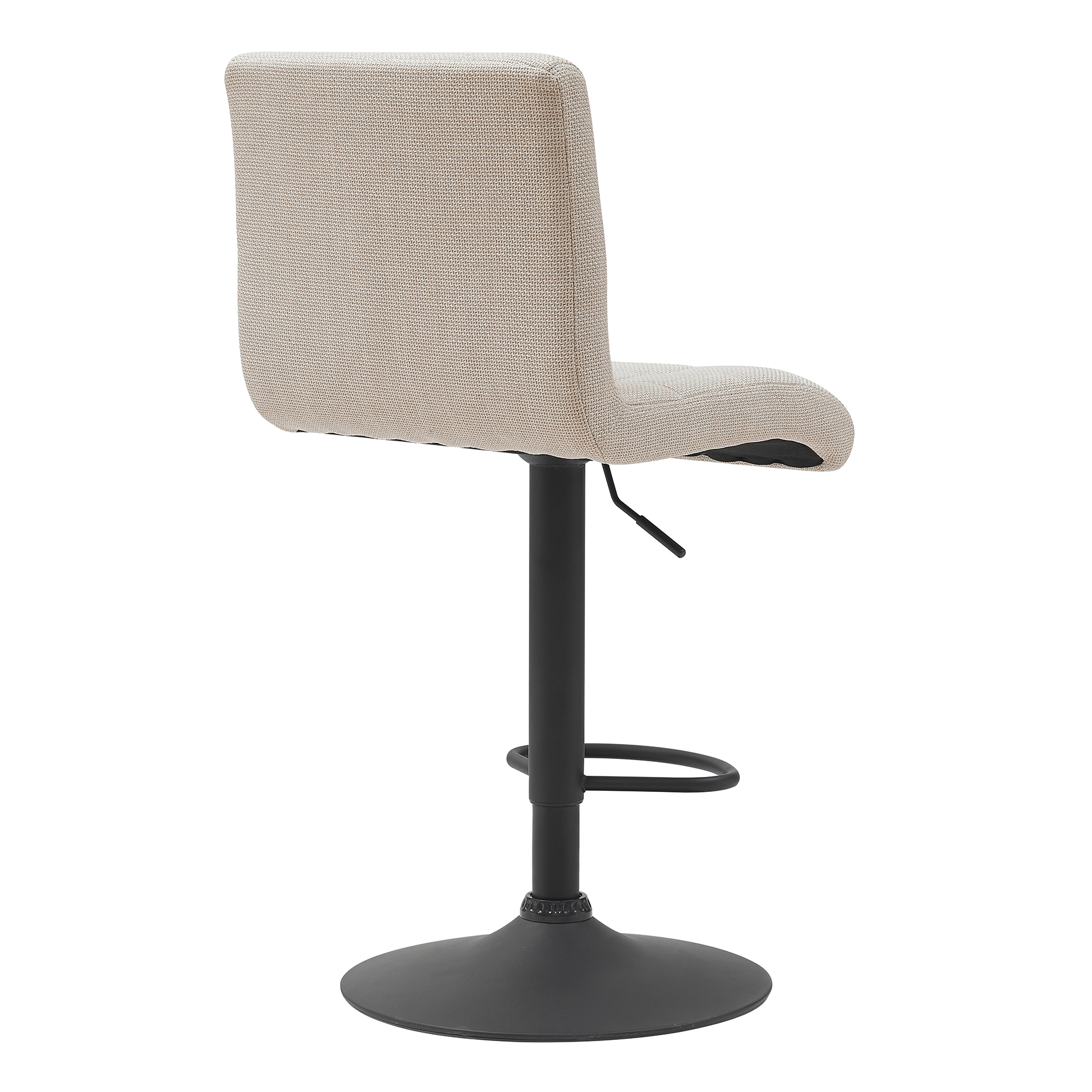 Barhocker - beige - drehbar - höhenverstellbar