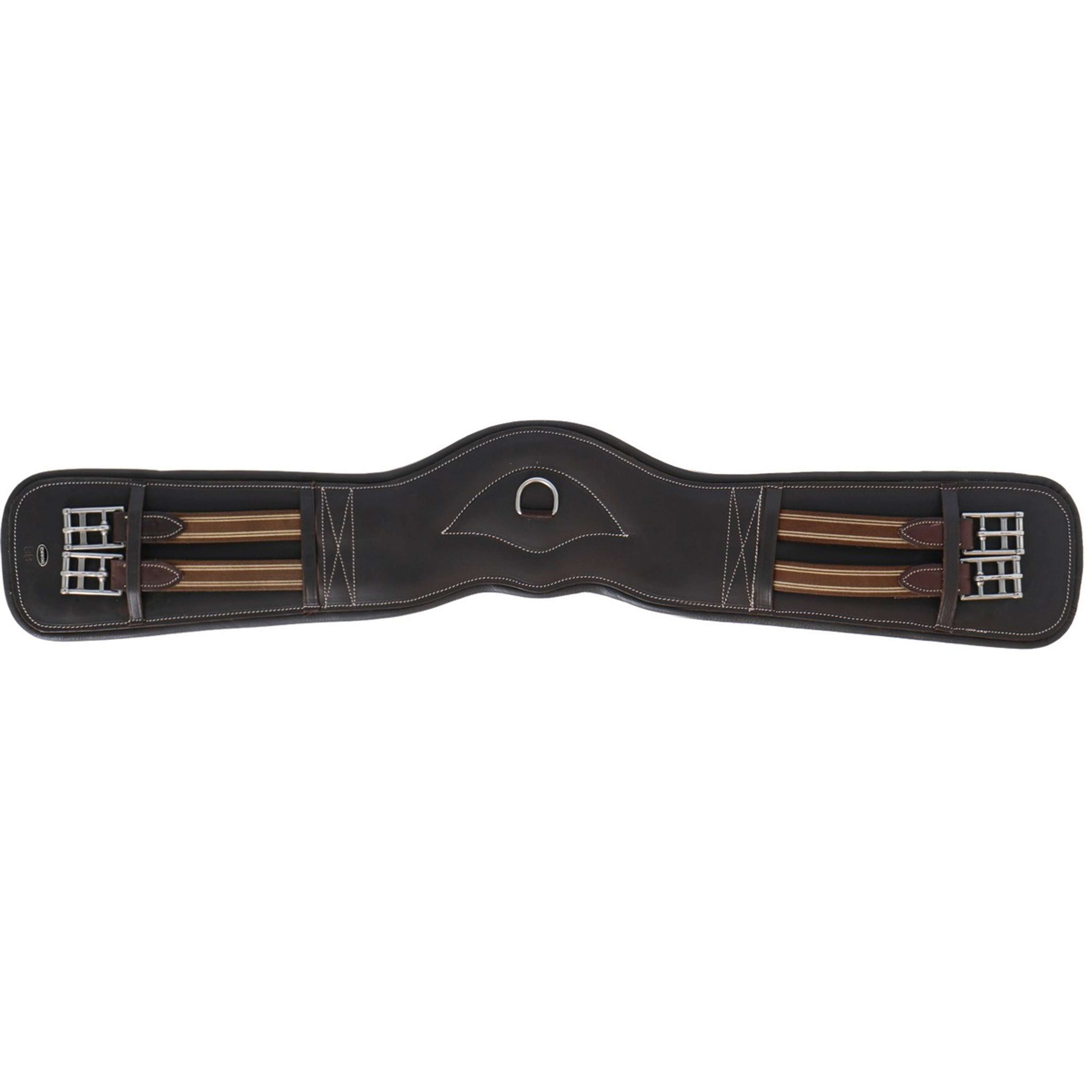 HORKA Dressuursingel Leer Bruin/Zilver