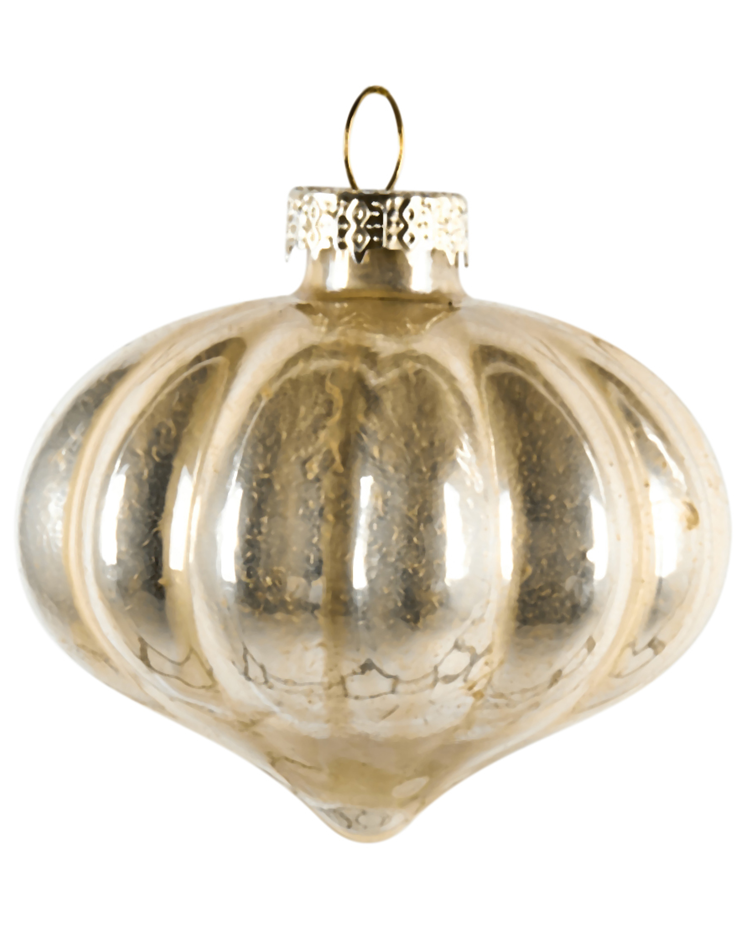 Set van 24 kerstballen WINTERLIGHT Glas Roségoud