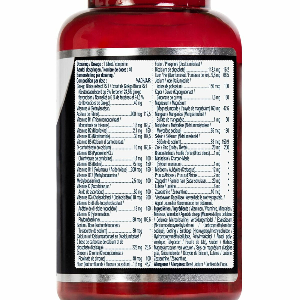 Lucovitaal Multi Man Compleet 50+ Met Ginkgo Biloba40 capsules