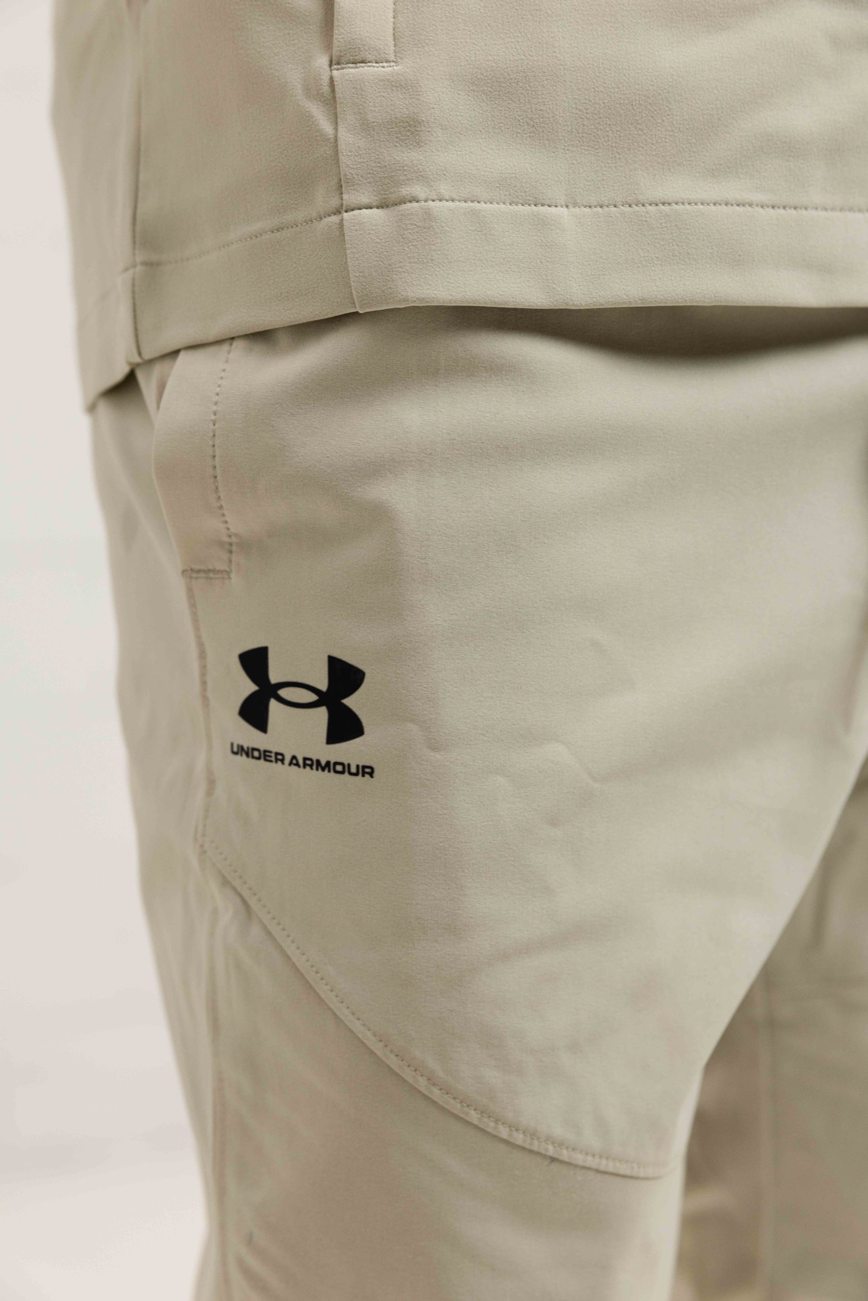 Under Armour Vibe Woven Trainingspak Heren Beige