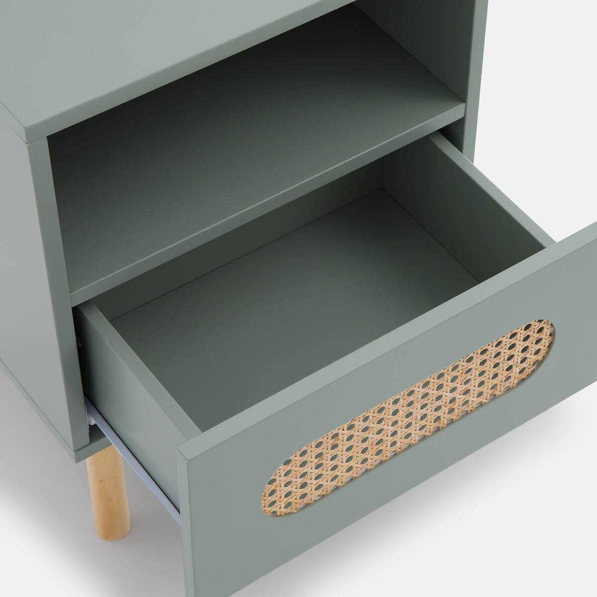 SO'HOME<br>Mesa de cabeceira com 1 gaveta em vime, Pacome