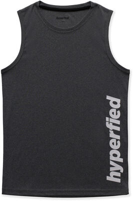 Hyperfied Bounce Tank Top 3-pack, Black/Grey Melange/White