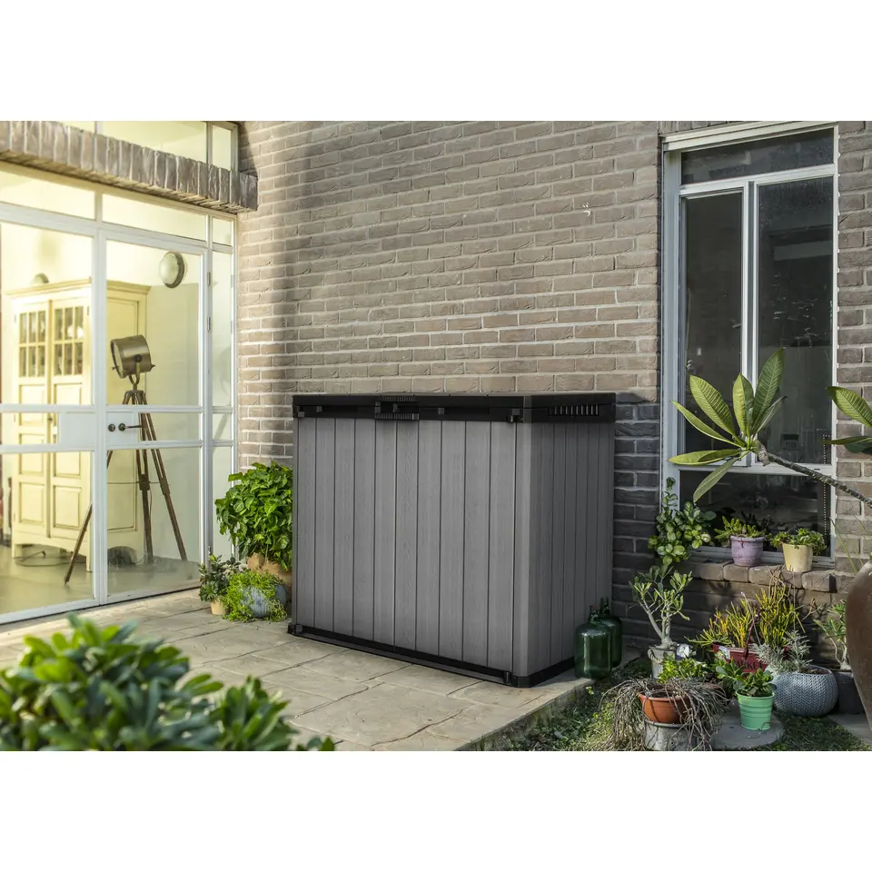 Keter Store It Out Darwin Opbergbox - 1100L - 135x81x118 cm - Grijs