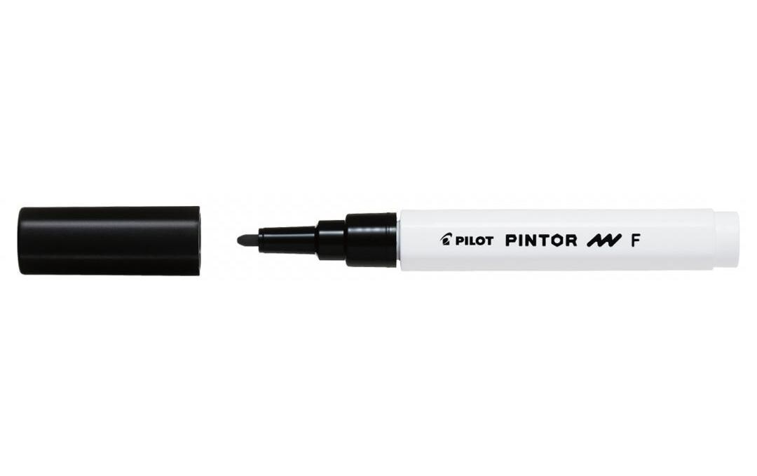Permanent-Marker Pintor Fein SchwarzMarker zum Schreiben, Markieren und Zeichnen