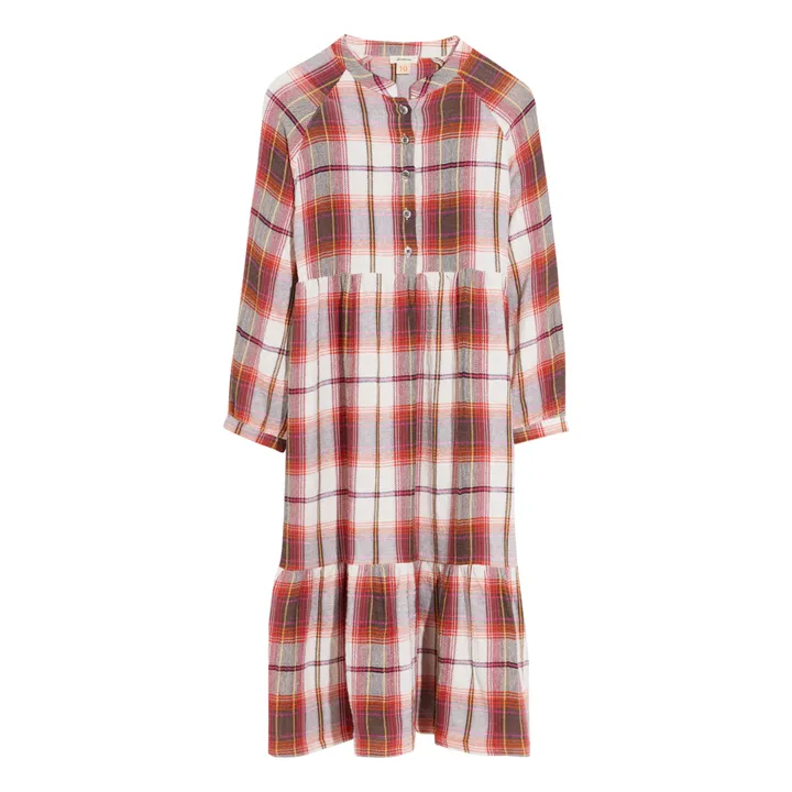 Bellerose Robe Peru Carreaux | Ecru