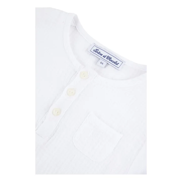 Tartine et Chocolat Kurta Gaze de Coton | Blanc