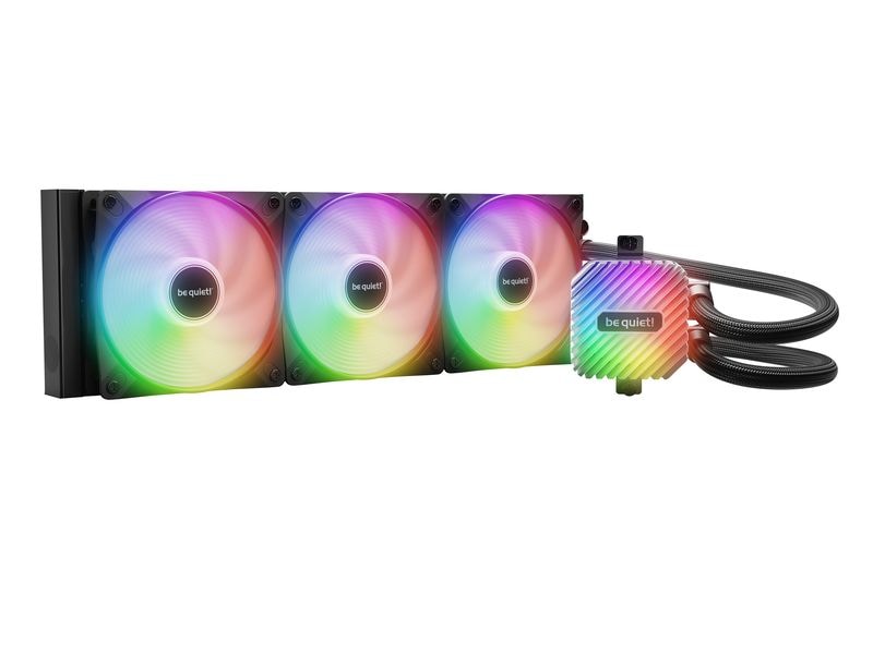 be quiet! Wasserkühlung Light Loop 360mm Schwarz Leisutngsvoller und leiser Wasserkühler mit drei Lüfter