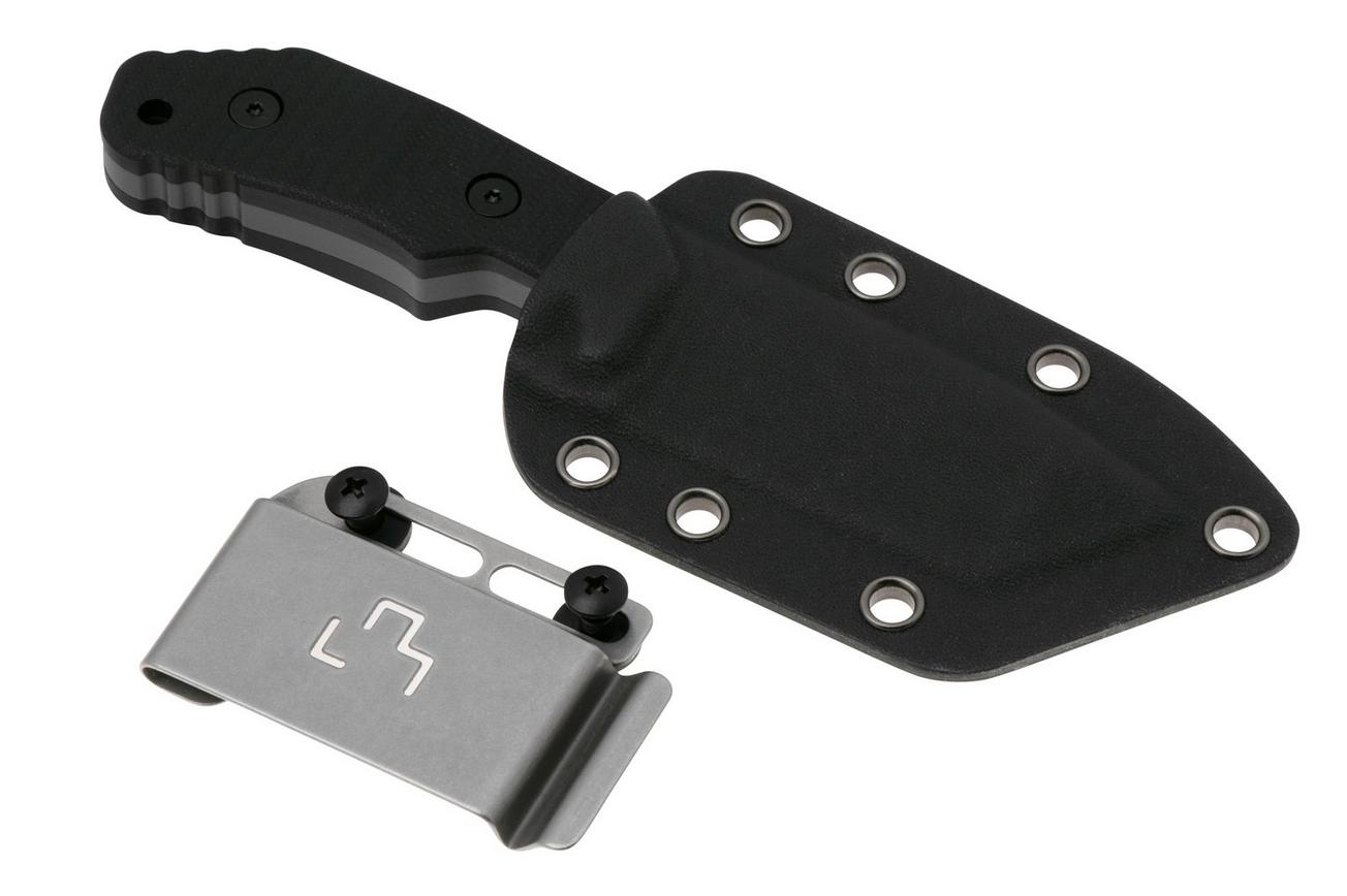 Böker Plus Little Dvalin Black Tanto 02BO034 vaststaand mes, Midgards design
