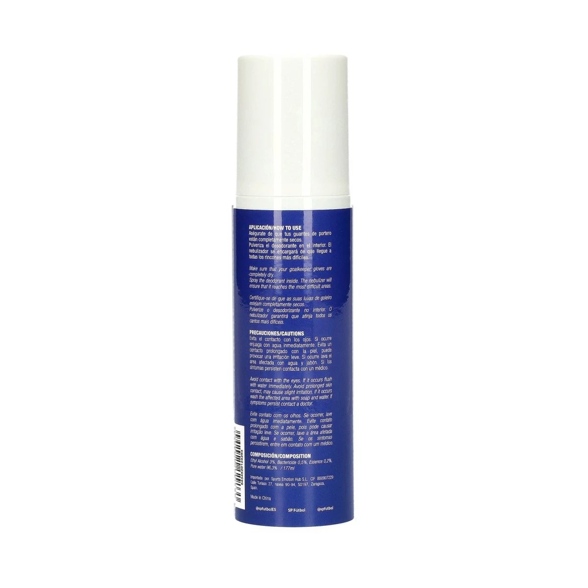 Spray SP Fútbol Desodorizante Para Luvas de Guarda-redes