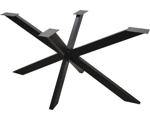Tafelframe matrixvorm zwart 1500x820x72 mm
