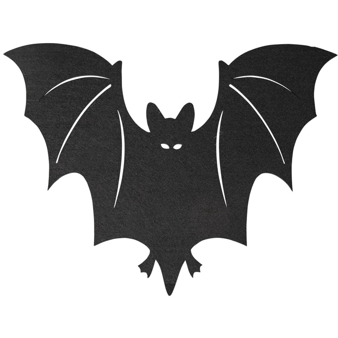 Platzmatte - Fledermaus - aus Filz - 49 x 37 cm