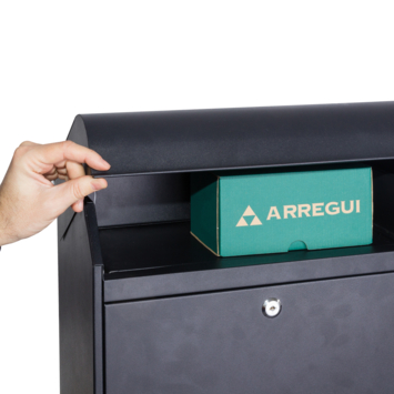 Arregui Brievenbus Deco Grijs