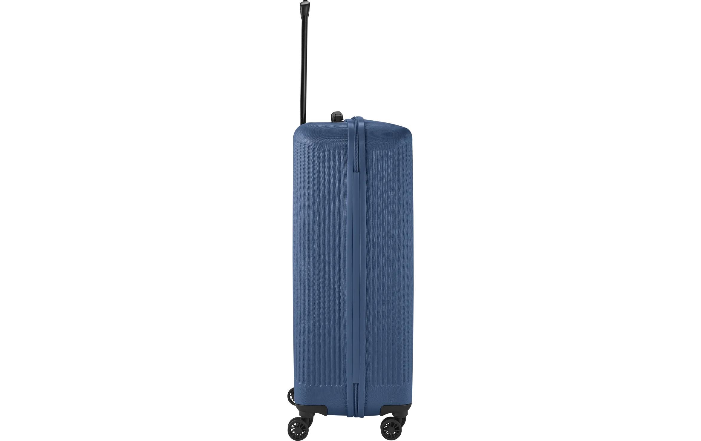 Reisekoffer BALI Trolley L Blau4-Rollen Hartschalenkoffer
