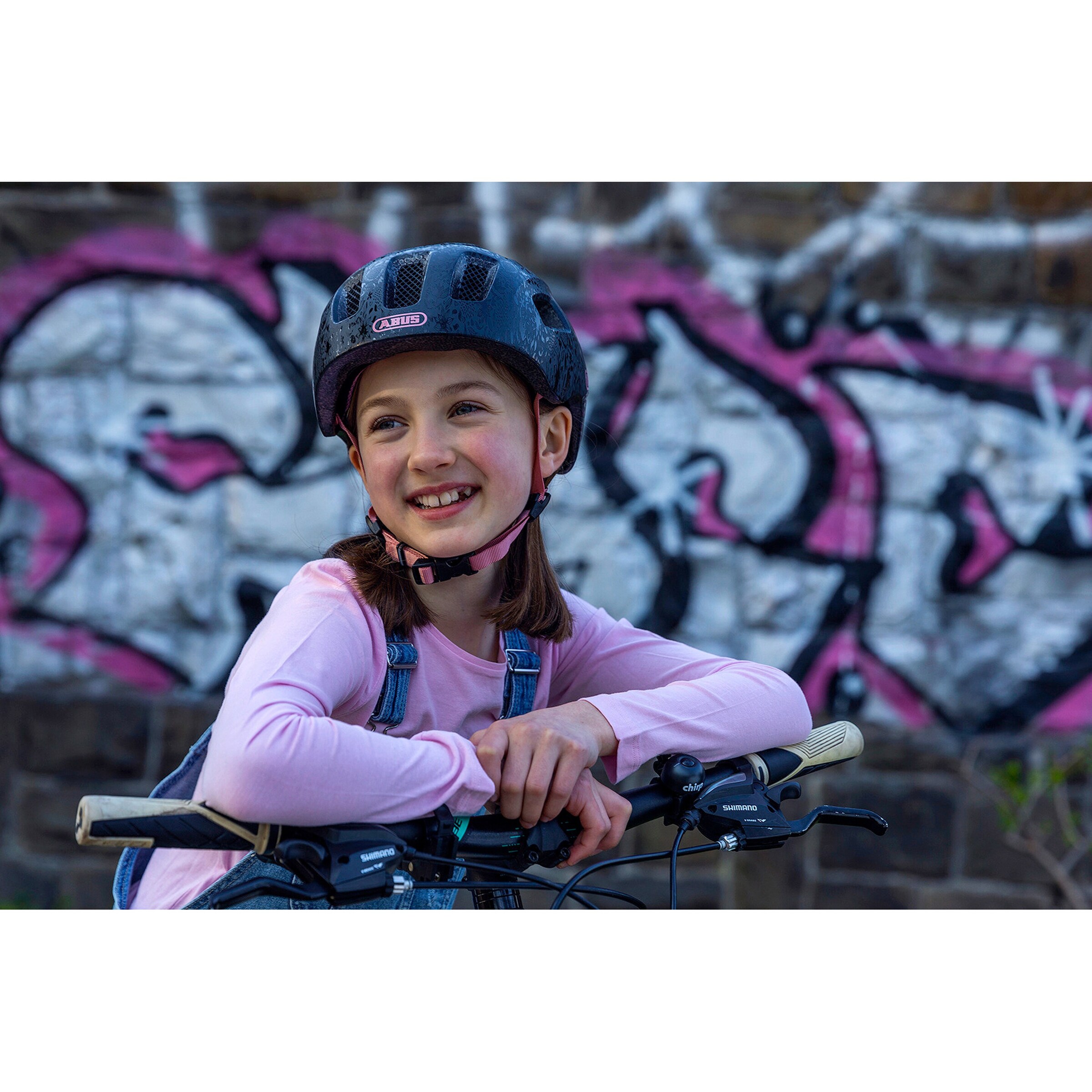 ABUS Fahrradhelm Youn-I 2.0 black violet