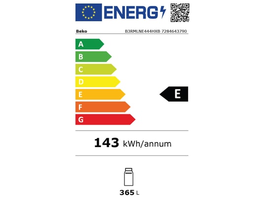 BEKO - Réfrigérateur 1 porte B3RMLNE444HXB