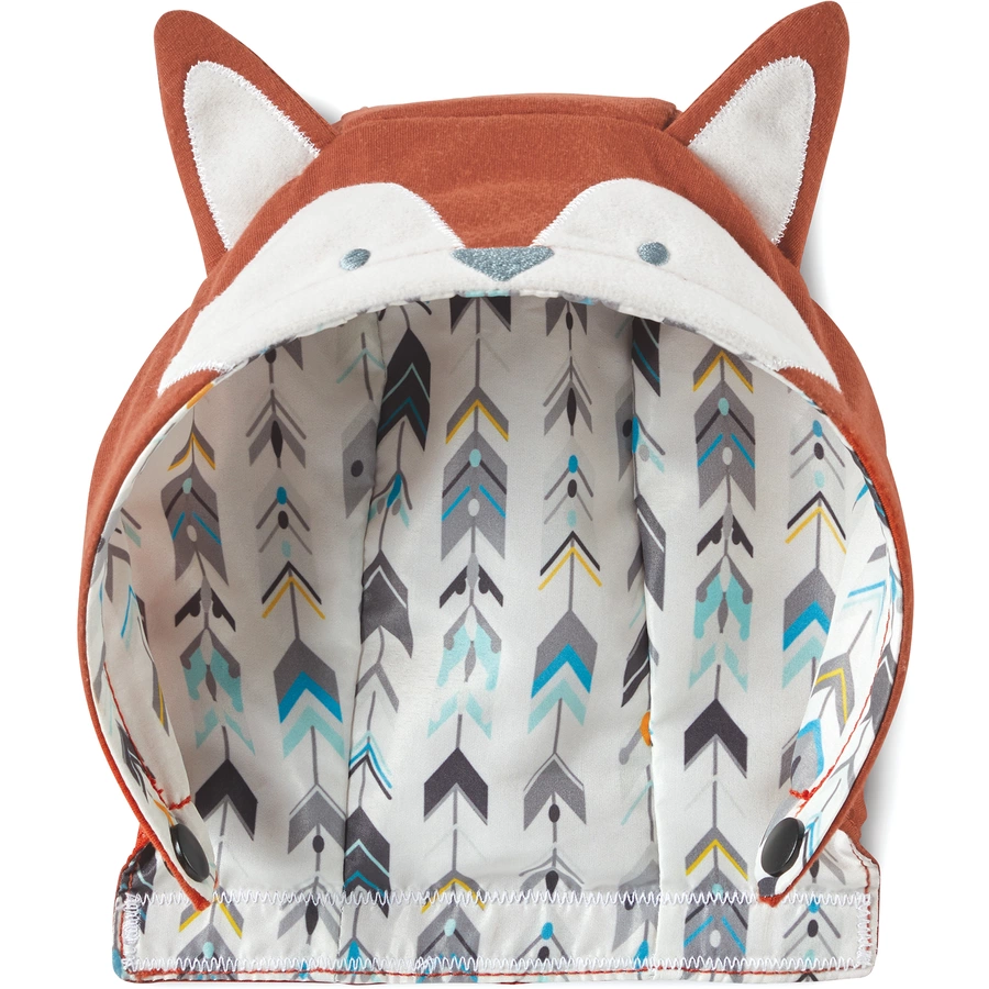 Infantino Cuddle Up Ergonomische Babytrage mit Kapuze (Fuchs)