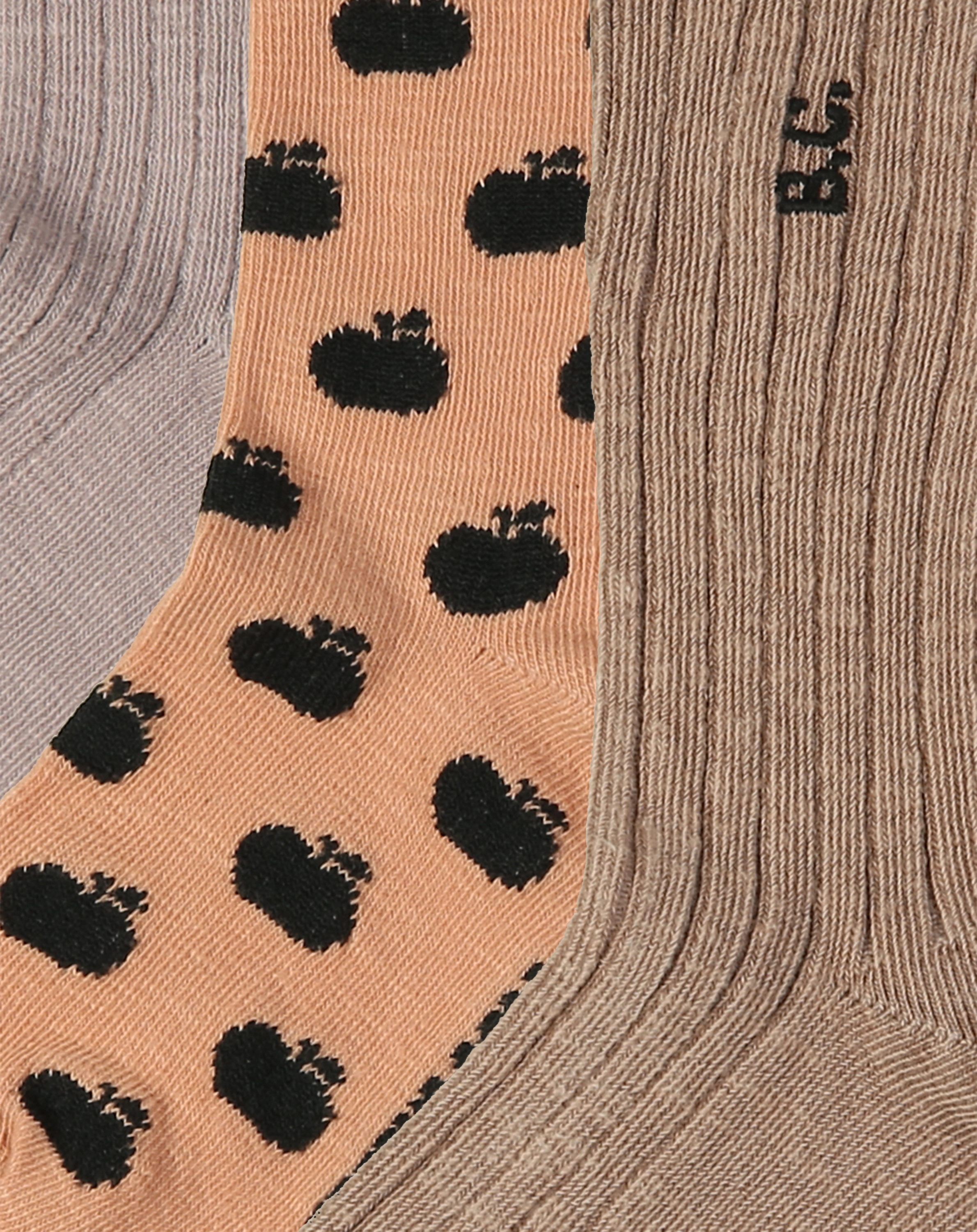 Socken B.C. 3er-Pack in pale mauve