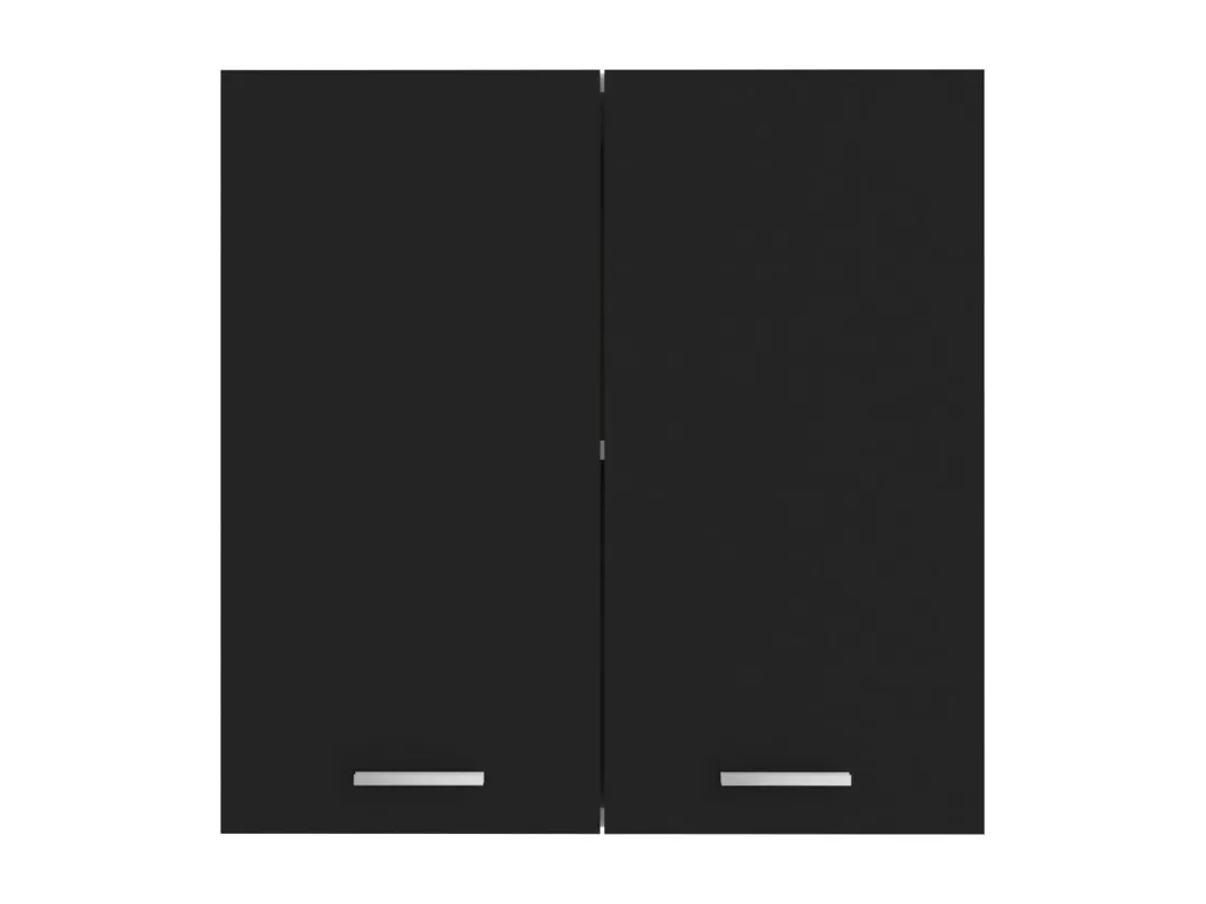 Armoire suspendue Noir 60x31x60 cm Bois d'ingénierie